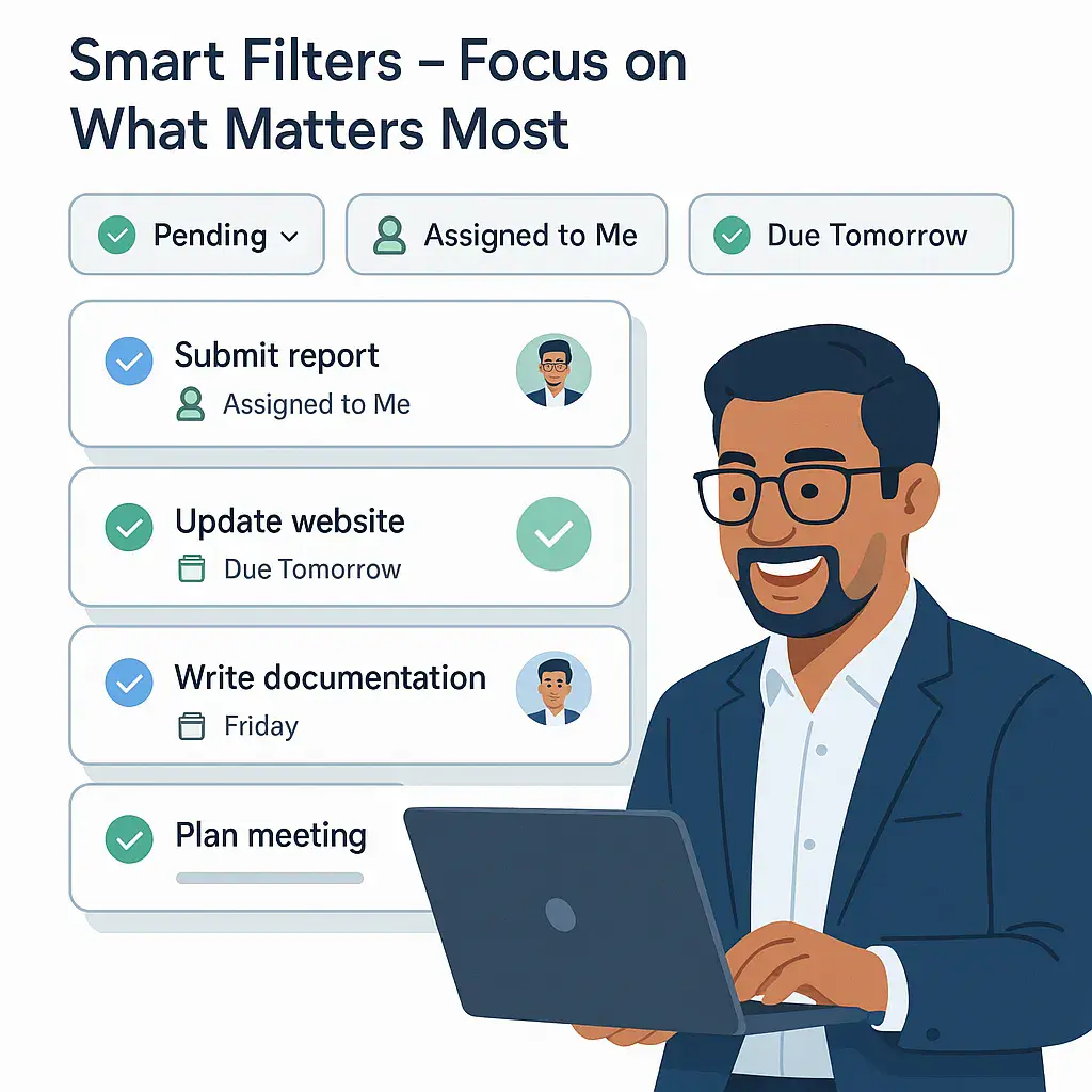 task filter feature 